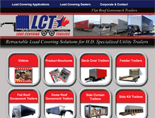 Tablet Screenshot of loadcoveringtrailers.com